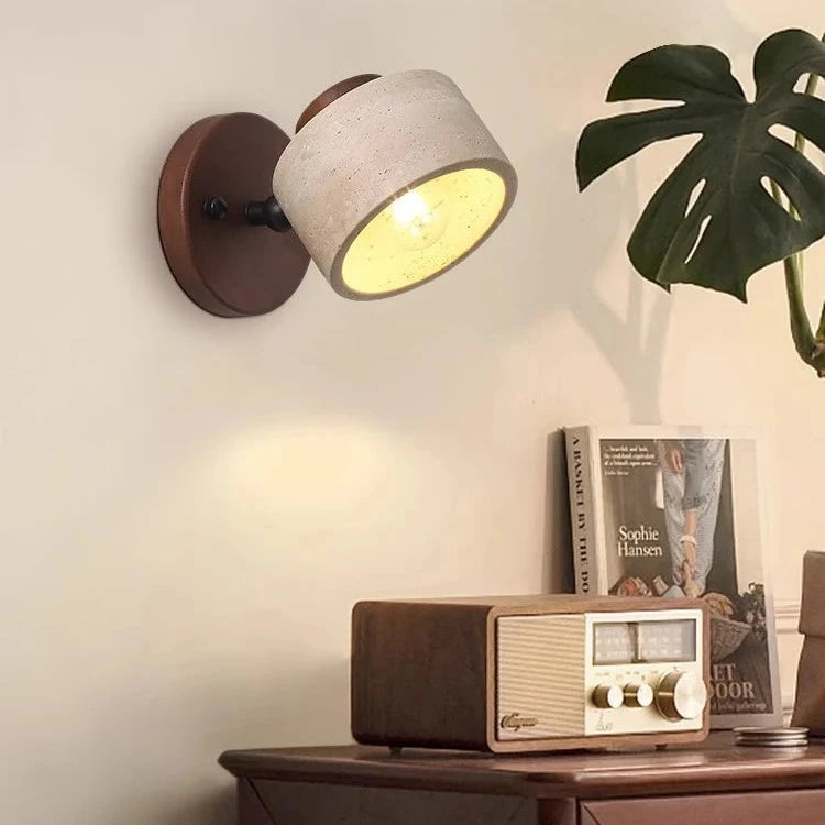 Minimalist | Wall Light with Authentic Travertine Design | Warm LED Glow for Elegant Ambiance 3