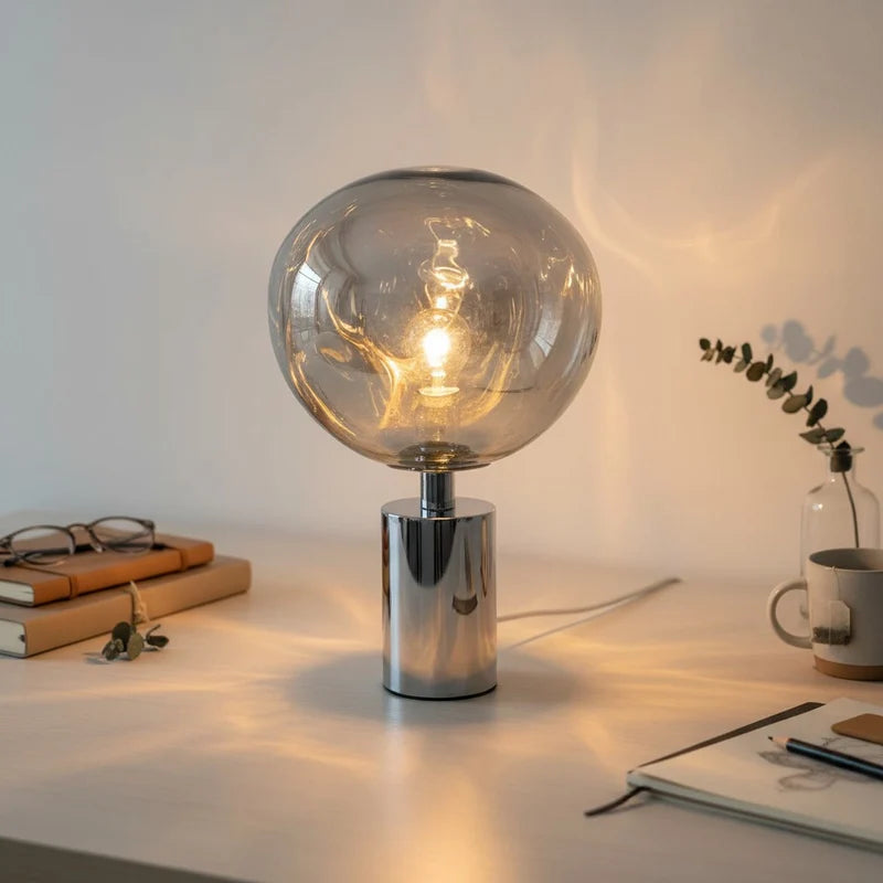 Melted Acrylic Table Lamp