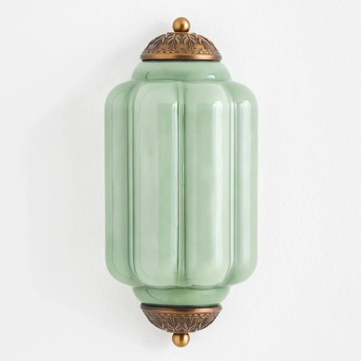 Vintage Antique Milk Glass Flush Wall Light