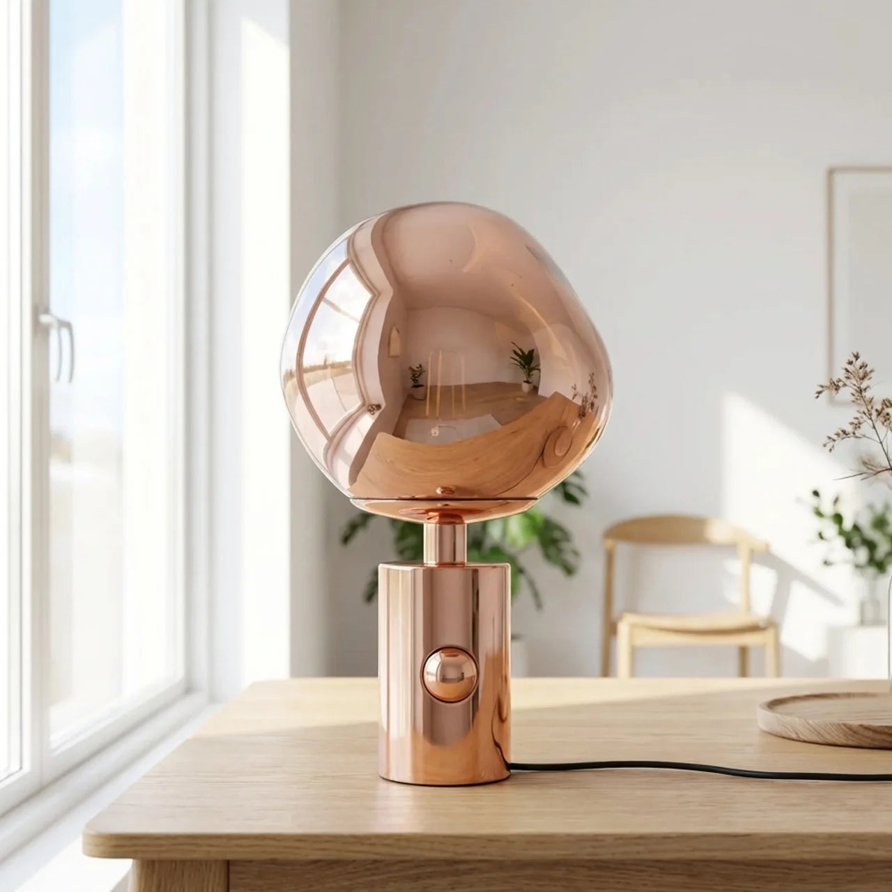 Melted Acrylic Table Lamp