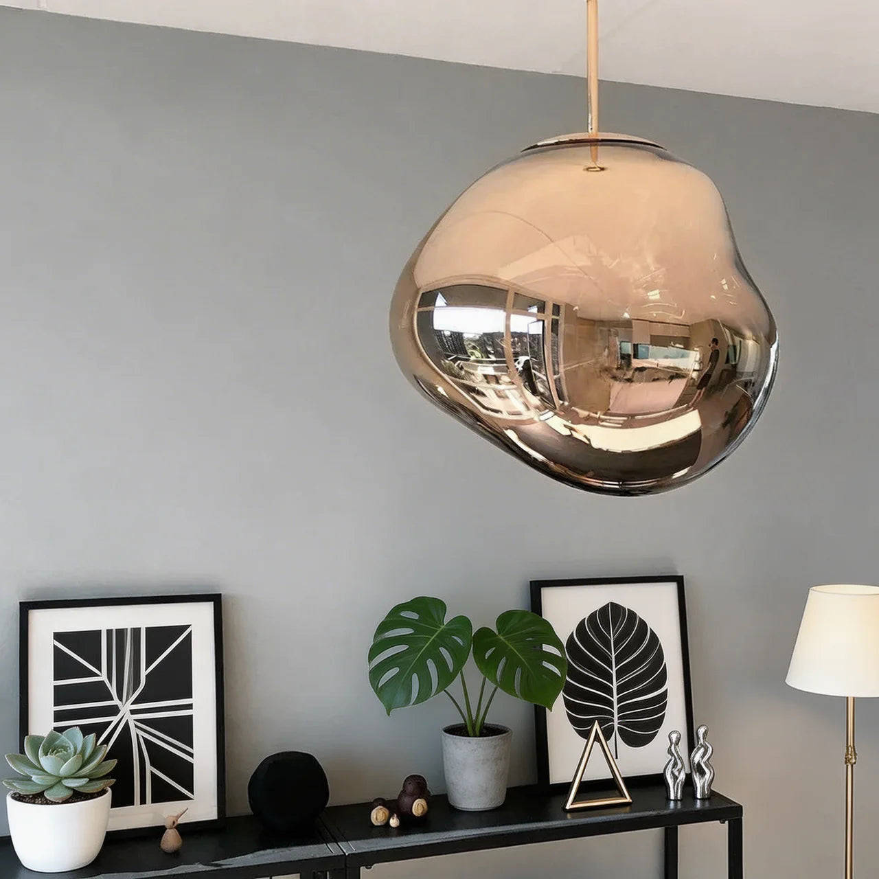 Organic Acrylic Pendant Light