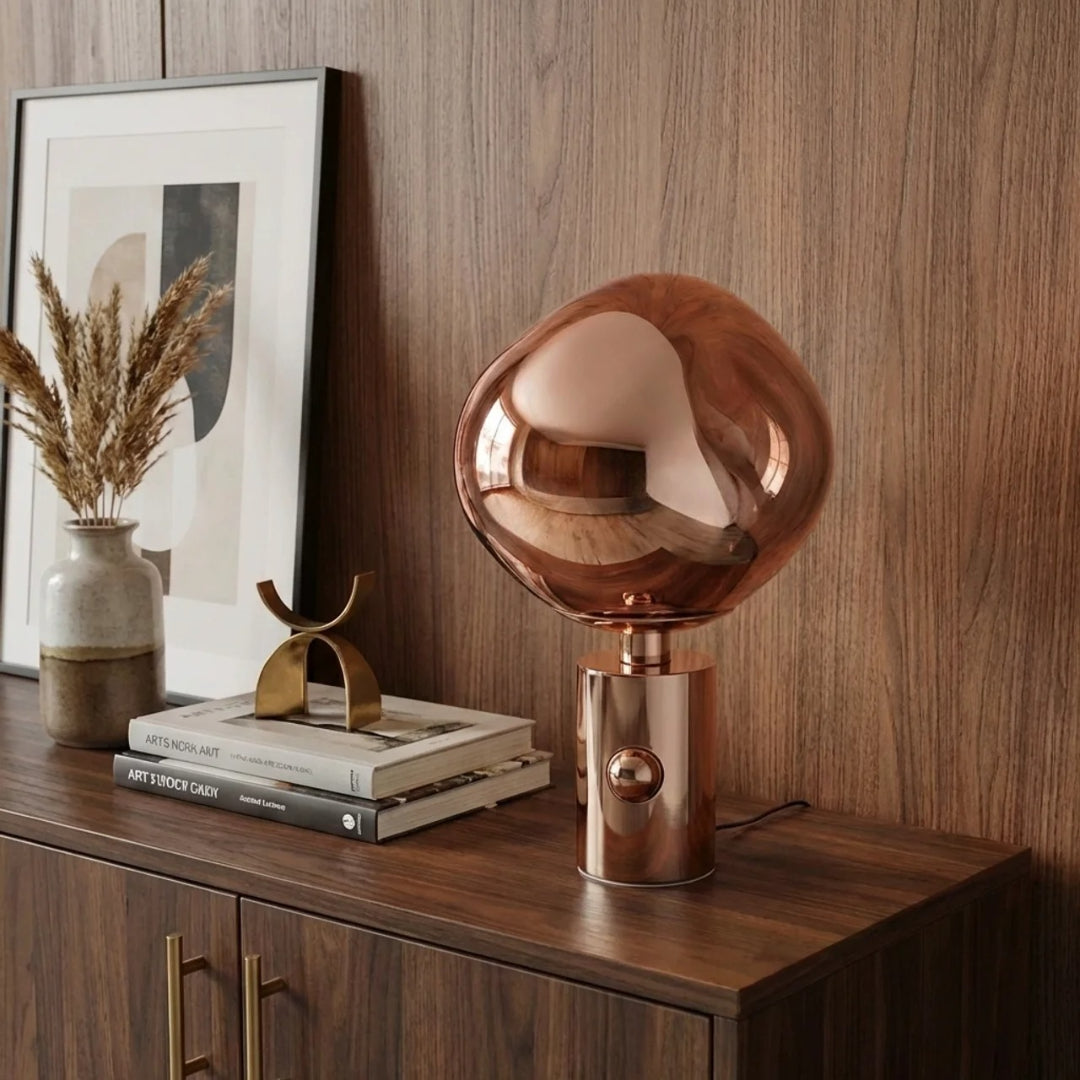 Melted Acrylic Table Lamp