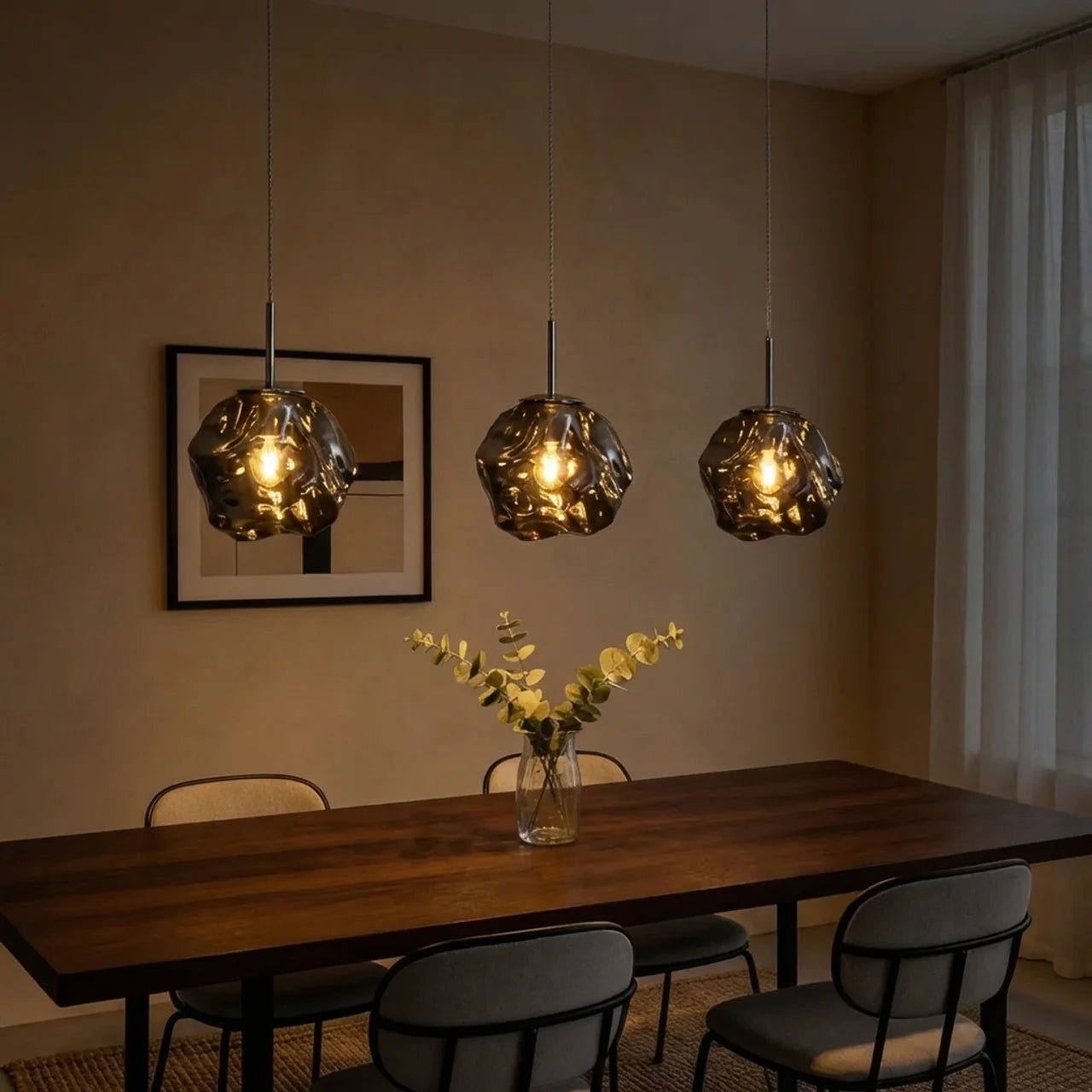 Melt Glass Pendant Light