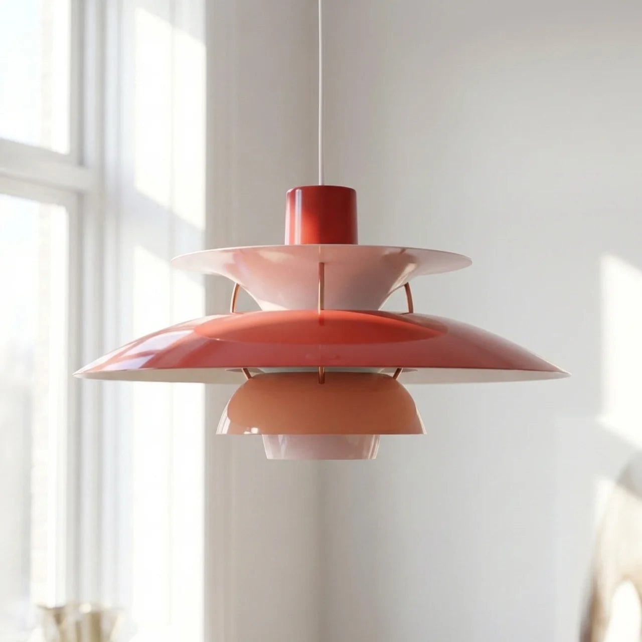 Danish Modern Layered Pendant Lighting