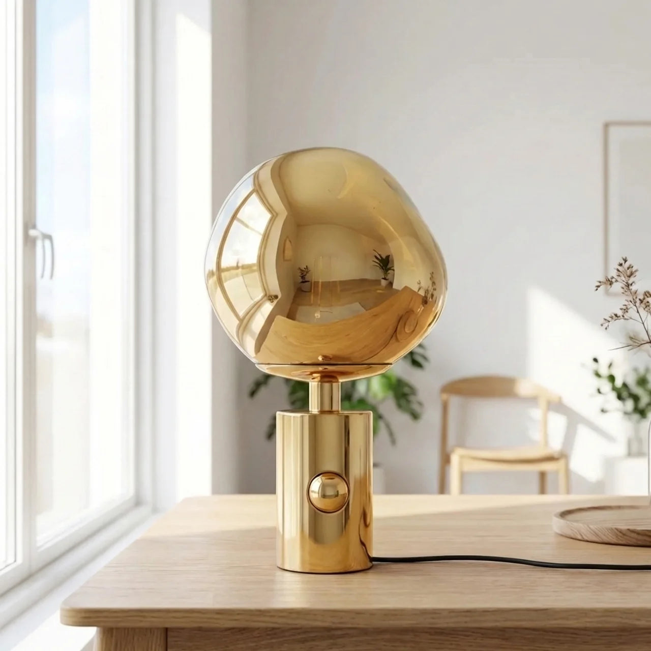 Melted Acrylic Table Lamp