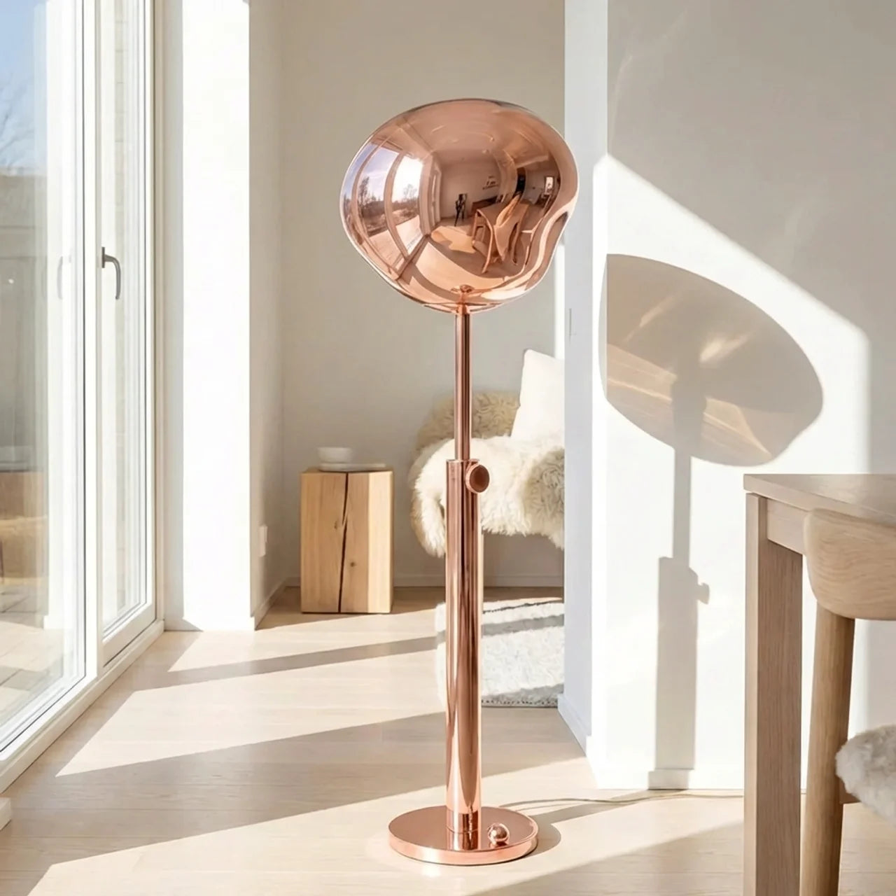 Melted Acrylic Floor Lamp