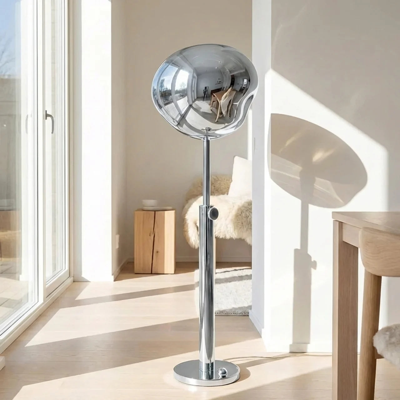 Melted Acrylic Floor Lamp
