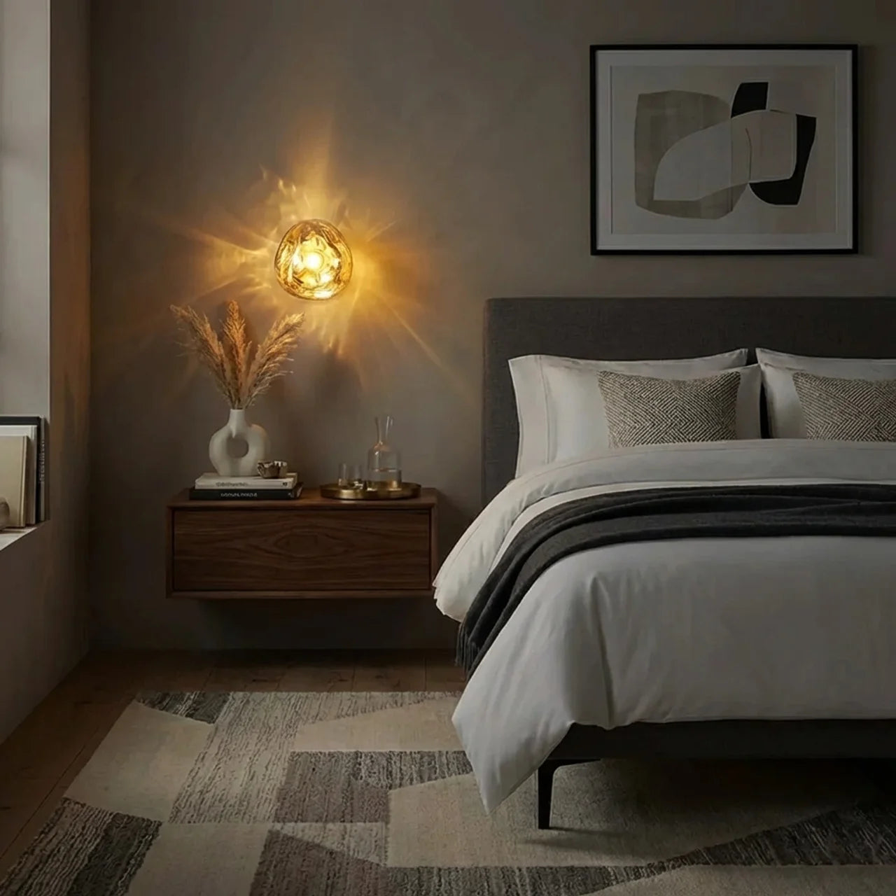 Melted Acrylic Wall Light