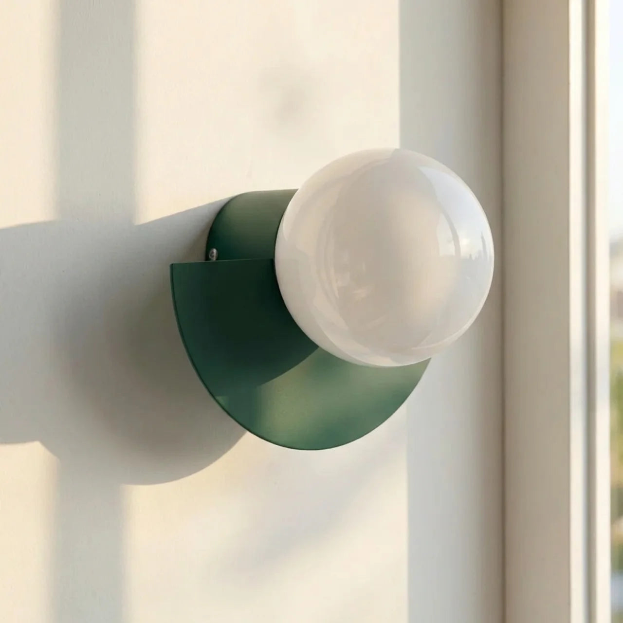 Wall Sconce Light Semi Circle Metal with Integrated LED