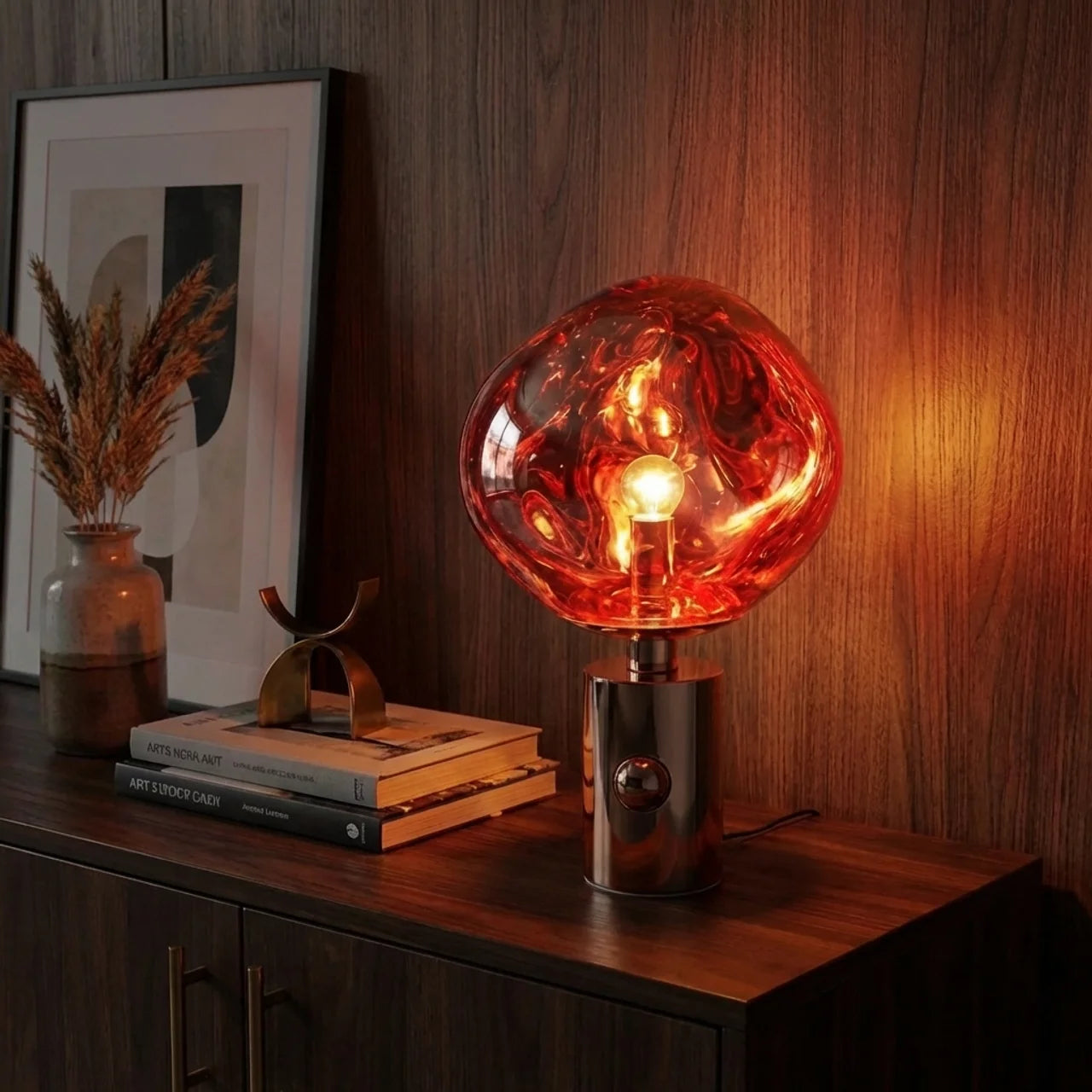 Melted Acrylic Table Lamp
