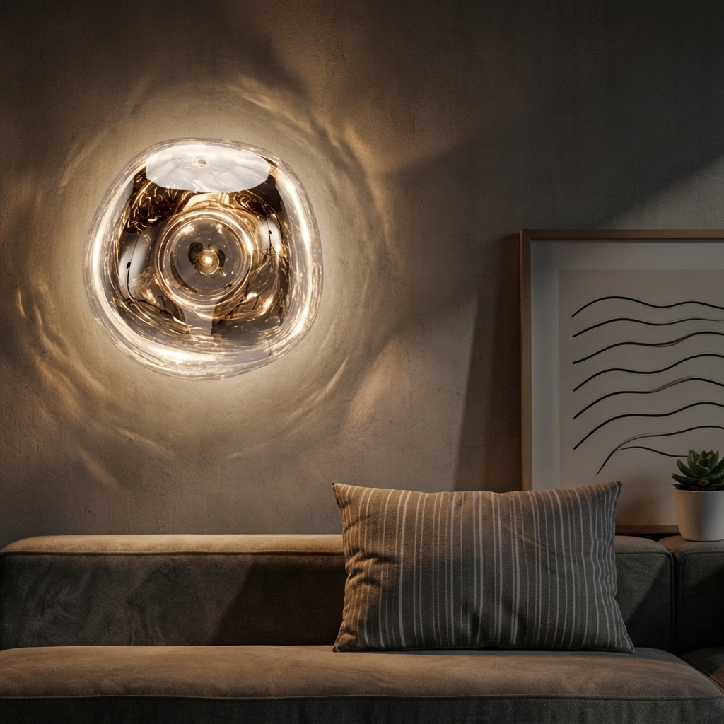 Molten Acrylic Wall Light